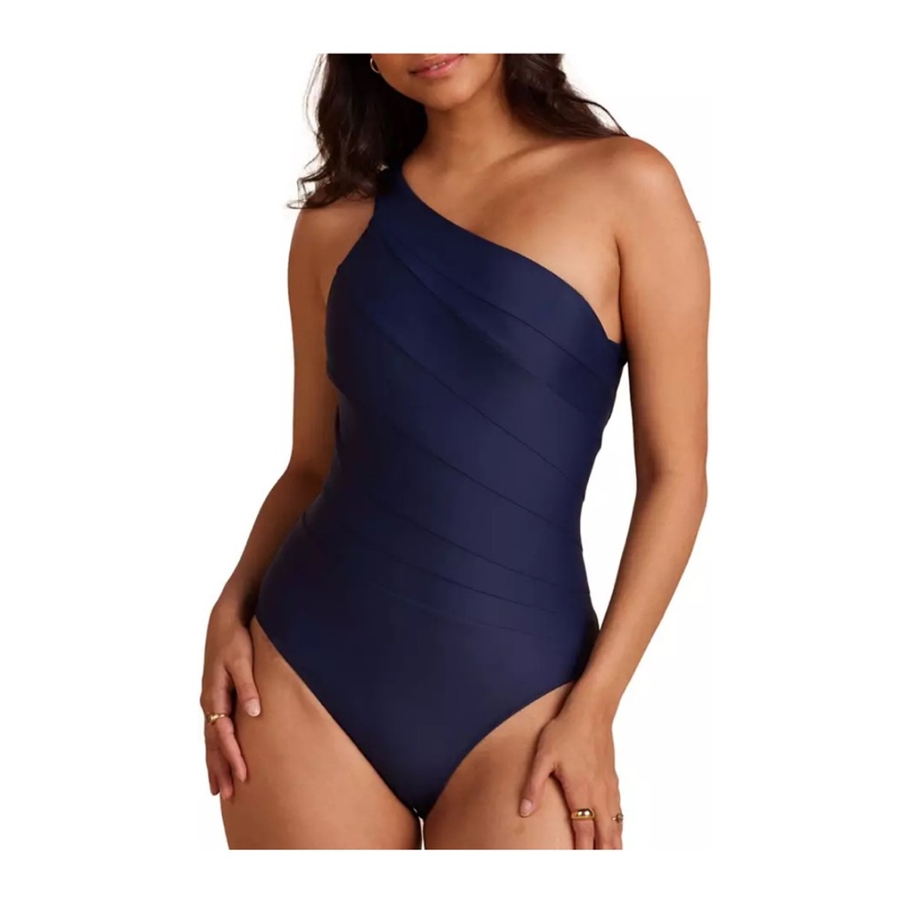 Summersalt One Piece Sidestroke One Shoulder Swimsuit
